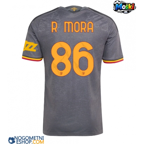 Moški Nogometni dresi AS Roma Rodrigo Mora #86 Tretji 2026-27 Kratek Rokav